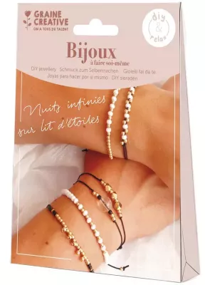 Ékszerkészítő készlet - Arany és fekete