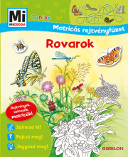 Mi Micsoda Junior Matricás Rejtvényfüzet - Rovarok