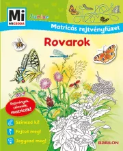 Mi Micsoda Junior Matricás Rejtvényfüzet - Rovarok