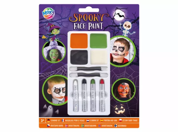 Halloween - Arcfestő készlet 