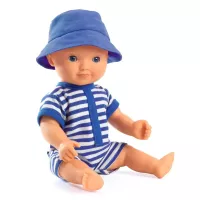 Játék baba - Fürdethető fiú baba - Olivér - 32cm