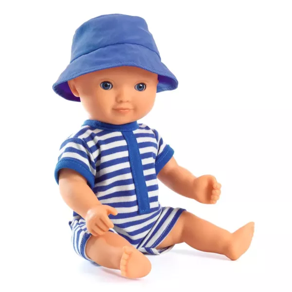Játék baba - Fürdethető fiú baba - Olivér - 32cm
