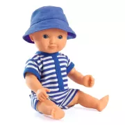 Játék baba - Fürdethető fiú baba - Olivér - 32cm