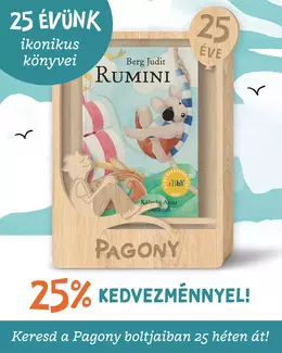 Berg Judit könyvei akár 25% kedvezménnyel!