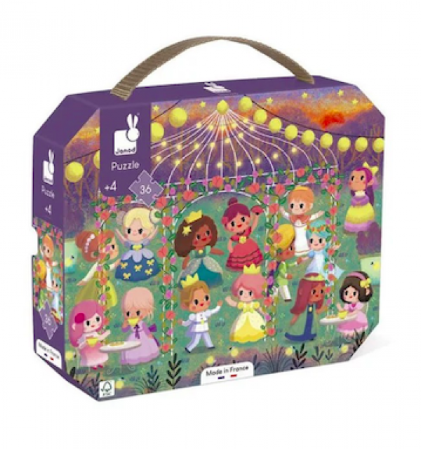 Puzzle bőröndben - Hercegnők, 36 db-os
