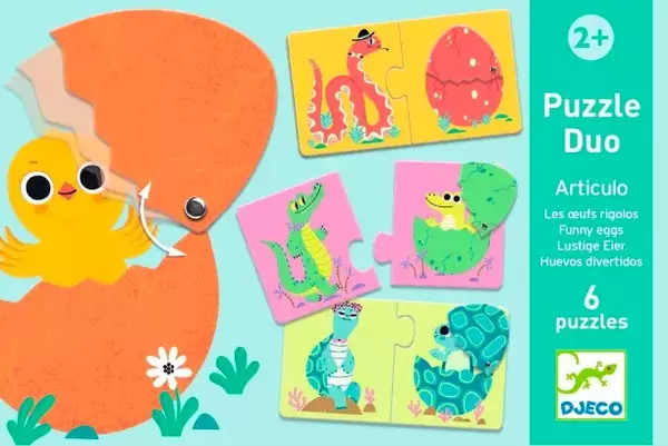Párosító puzzle - Kié a tojás?
