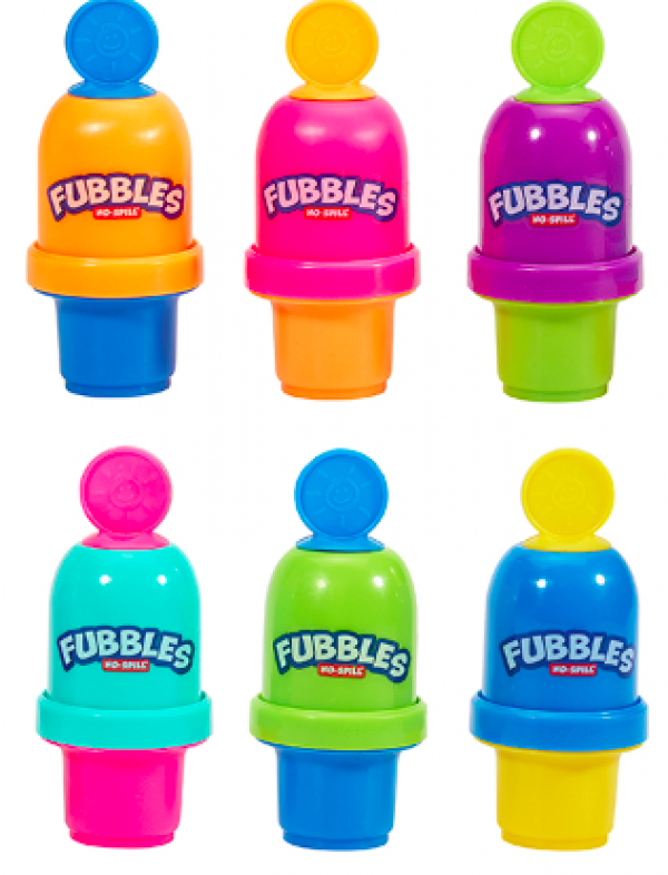 Fubbles - Mini buborékfújó, cseppmentes - 59ml, 6 féle