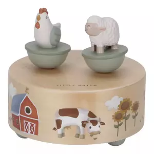 Mozgó figurás zenedoboz - Little Farm