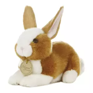 Plüss nyuszi - Barna-fehér Miyoni - 20cm