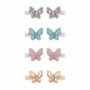 Tavaszi mini pillangó hajcsat – 8 db-os szett