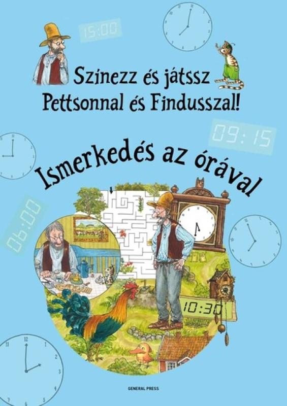 Színezz és játssz Pettsonnal és Findusszal! – Ismerkedés az órával