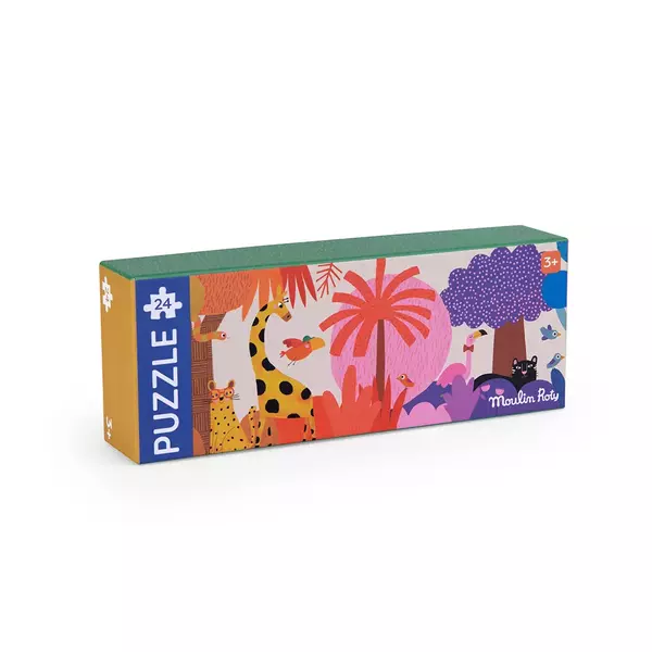 Puzzle - Szivárványos dzsungel - 24db