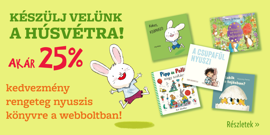 Nyuszis könyvek akár 25% kedvezménnyel!