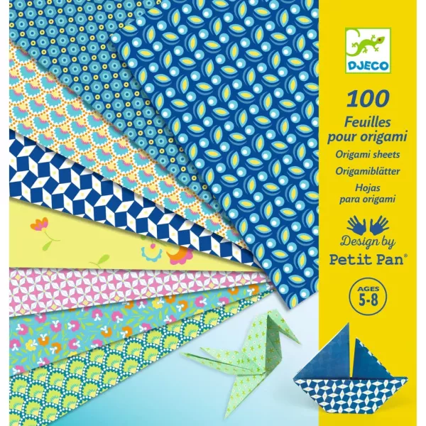 Origami 100 lapos készlet - Nyár, 10 x10 grafikával
