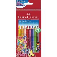 Faber Castell - Grip Jumbo színesceruza szett - 10db