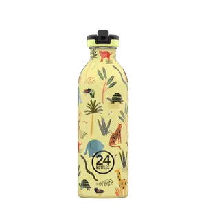24Bottles Kids kulacs - Jungle Friends - 500ml - Szívószállal