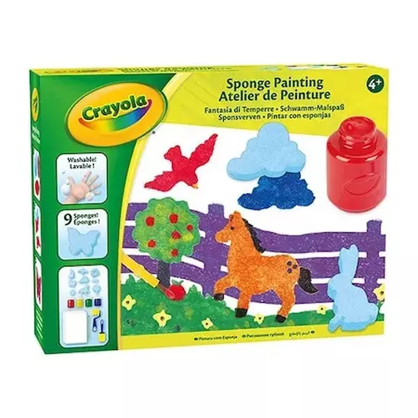 Crayola Szivacsfestő készlet