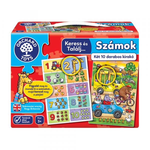 Keress és találj... Számok puzzle