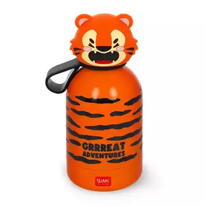 Duplafalú rozsdamentes acél kulacs - Tigris - 310 ml