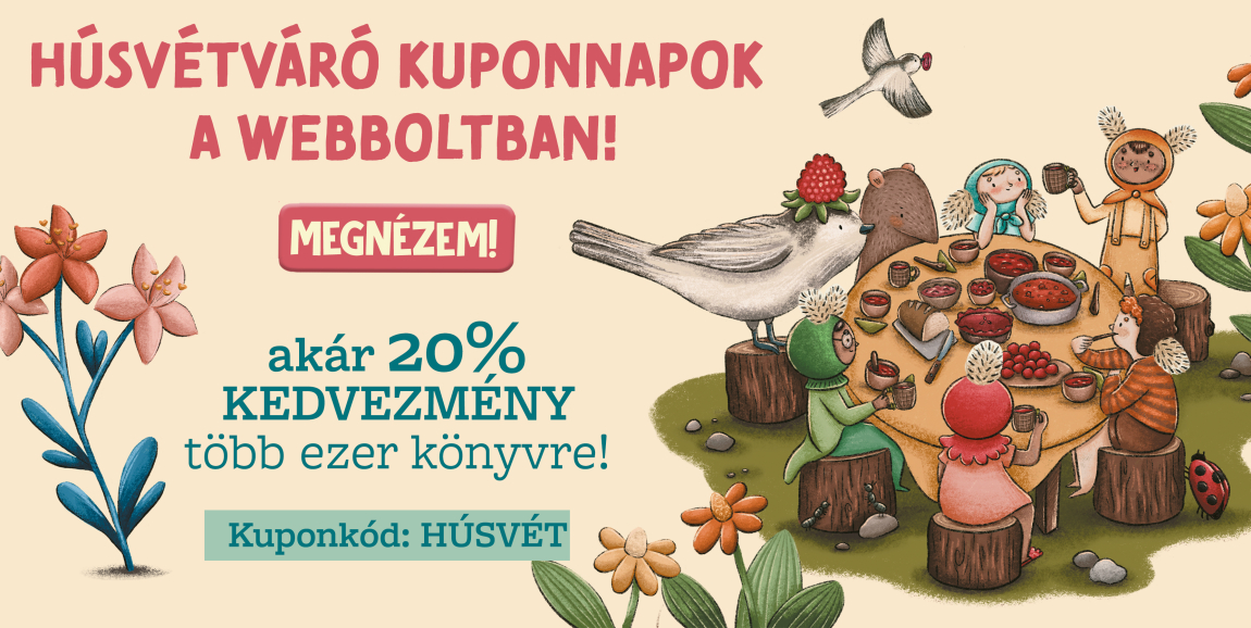 Húsvétváró kuponnapok: akár 20% kedvezmény TÖBB EZER könyvre!