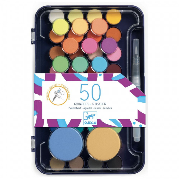 Korongos gouache festék - 50 szín
