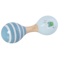 Játékhangszer - Fa maracas - Dupla - Béka