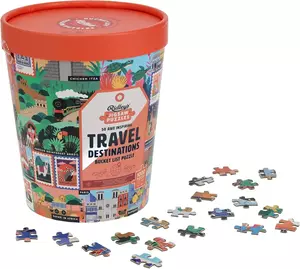 Puzzle - 50 bakancslistás hely a világ körül - 1000db