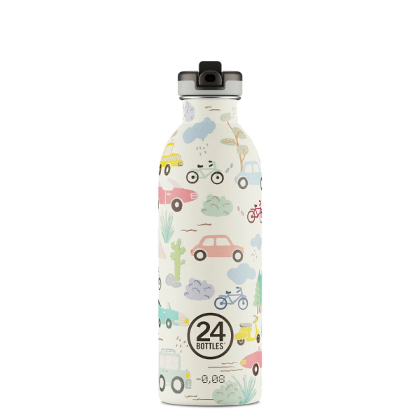 24 Bottles - Kids Urban - rozsdamentes acél kulacs - Adventure Friends - 500ml