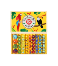 Billes & Co üveggolyó szett - large box - Jungle