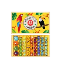 Billes & Co üveggolyó szett - large box - Jungle