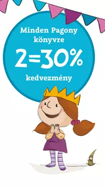 Ünnepeld velünk a születésnapunk! 2 darabtól 30% minden Pagony-könyvre!