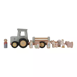 Fa traktor utánfutóval - Little farm