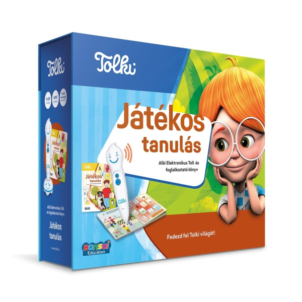 Tolki - Interaktív foglalkoztató készlet - Játékos tanulás