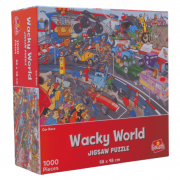 Wacky World - Autóverseny puzzle 1000 db-os