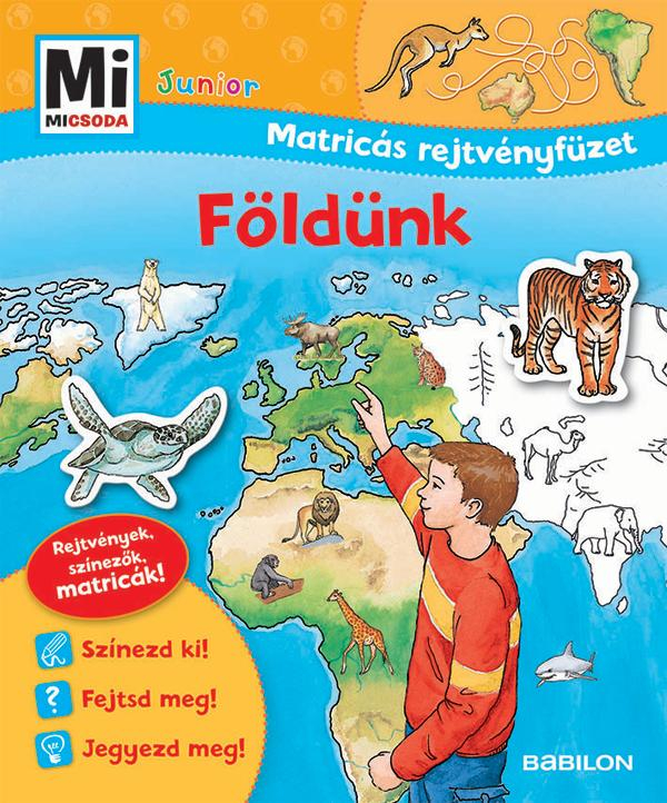 Mi Micsoda Junior Matricás Rejtvényfüzet - Földünk