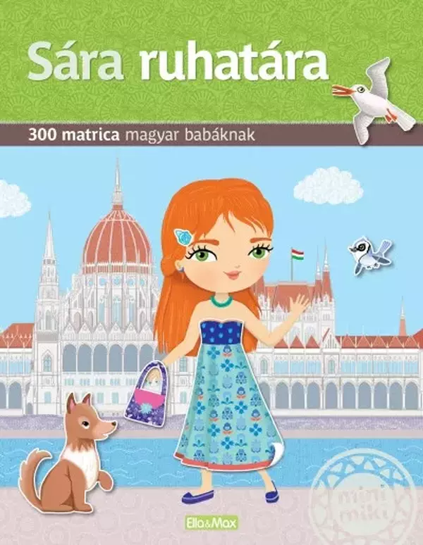 Sára ruhatára - Matricás könyv