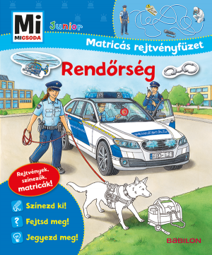 Mi Micsoda Junior Matricás Rejtvényfüzet - Rendőrség