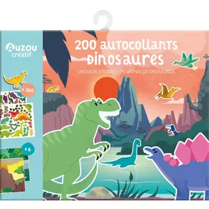 Újrahasználható matricázó készlet - Dinoszauruszok