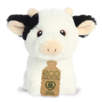 Plüss tehén - Eco nation - 13cm