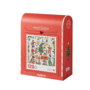 Puzzle - Karácsonyi postaláda - 120db-os
