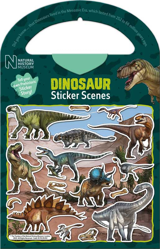 Újraragasztható matricázó - Meséld el! - Dinoszauruszok