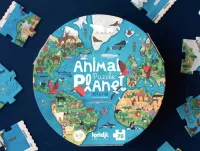 Böngésző puzzle - Állatok bolygója - 70db