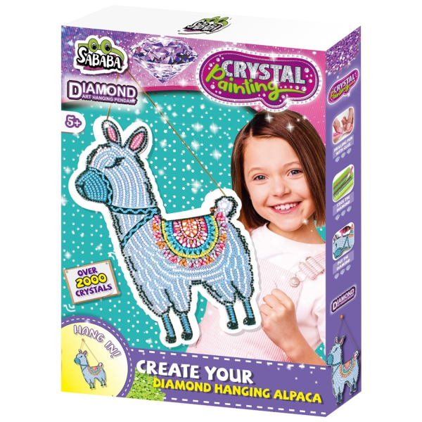 Gyémántkirakó kép - Alpaka