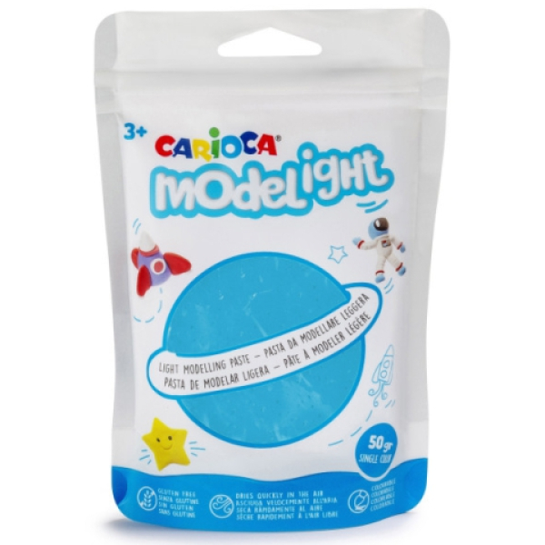 Carioca - Modelight Gyurma - 50g - világoskék