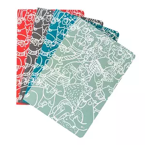Medvemintás notesz Agócs Írisz illusztrációjával