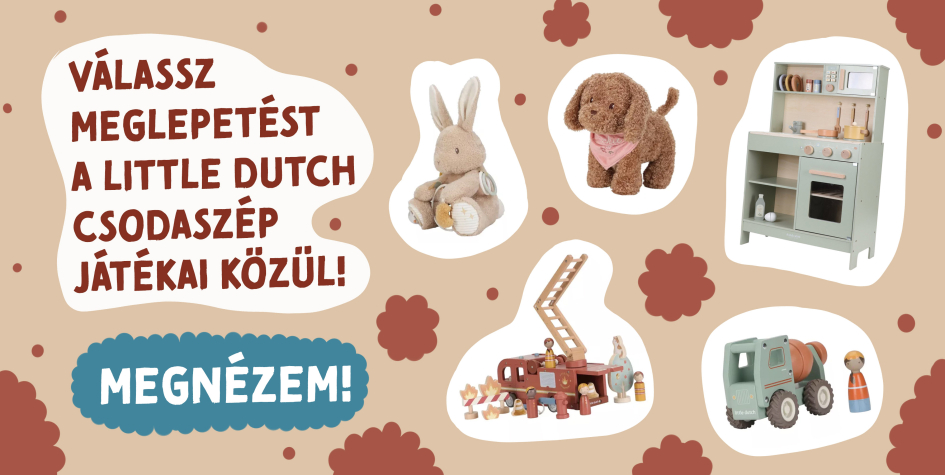 Válassz meglepetést a Little Dutch csodaszép játékai közül! 