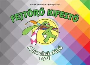 A kockásfülű nyúl- Fejtörő kifestő