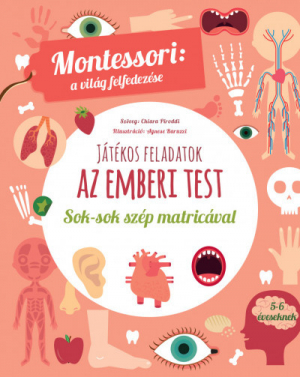 Játékos feladatok - Az emberi test - Sok-sok szép matricával - Montessori: A világ felfedezése