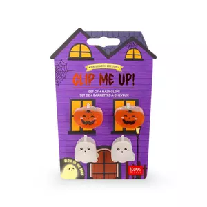 Halloween hajcsat - Tök és szellem - 4db