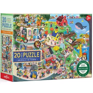 Puzzle - Állatok a városban - 20db